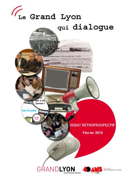 Couverture de l'étude "40 ans du Grand Lyon : Le Grand Lyon qui dialogue (rapport)"